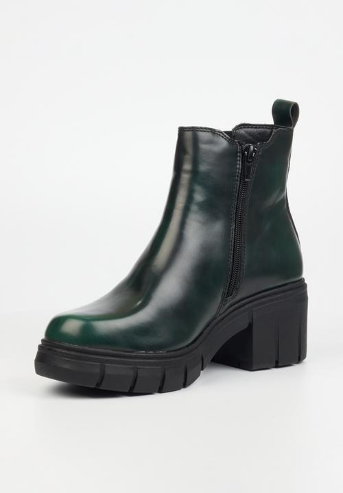 Miss Black - Calypso 1 chelsea boot - green