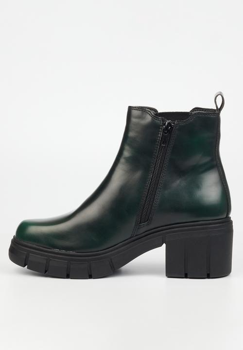 Miss Black - Calypso 1 chelsea boot - green