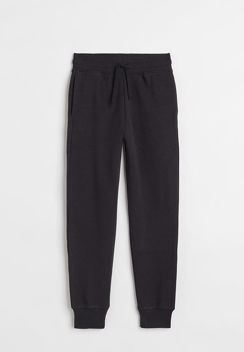 H&M - Brushed-inside joggers - black