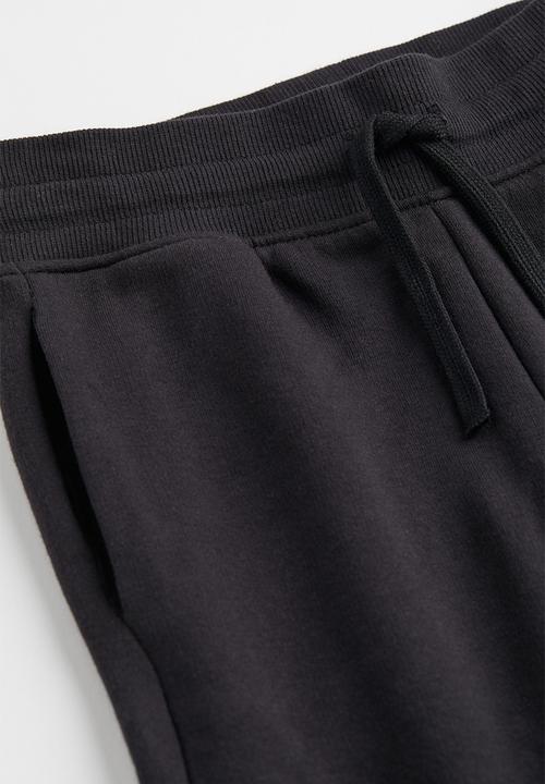 H&M - Brushed-inside joggers - black