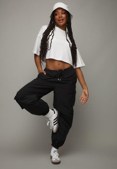 Factorie - Relaxed lightweight track pant - black