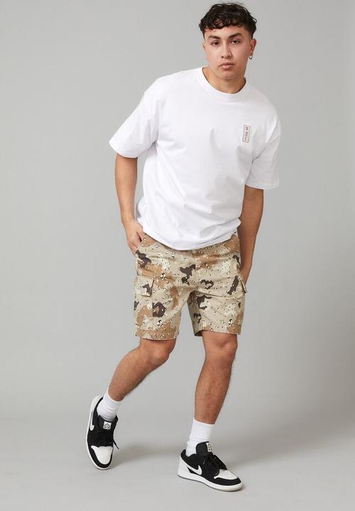 Factorie - Rip stop cargo short - desert camo
