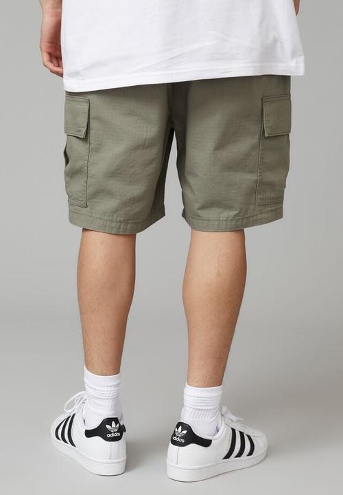 Factorie - Rip stop cargo short - dusty khaki