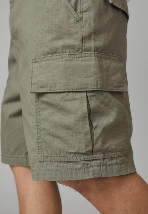 Factorie - Rip stop cargo short - dusty khaki