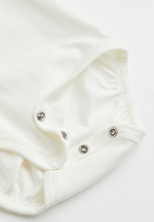 H&M - Collared bodysuit - white