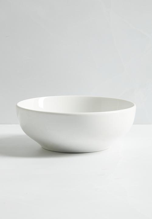 Excellent Houseware - 12 pc porcelain dinnerware set - white