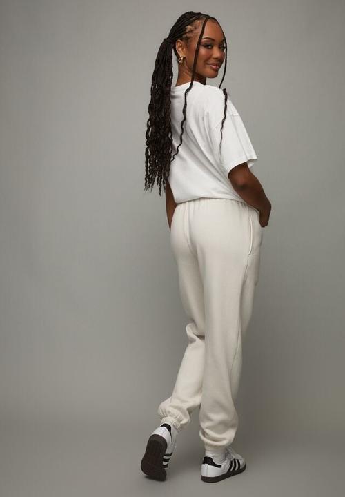 Factorie - Super slouchy trackpant - ivory