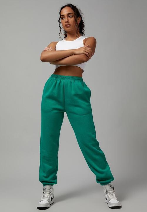 Factorie - Super slouchy trackpant - pepper green
