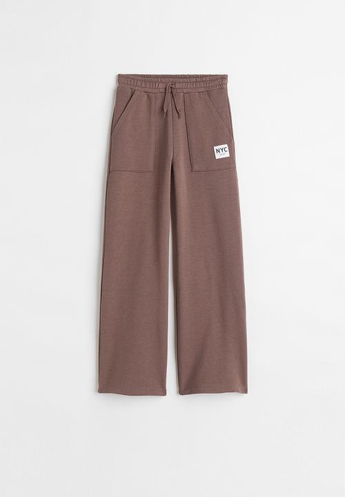 H&M - Loose fit joggers - brown