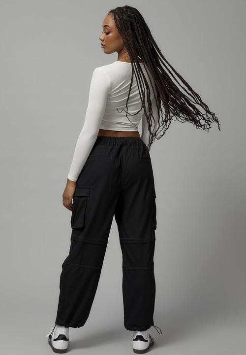 Factorie - Utility street pant - black