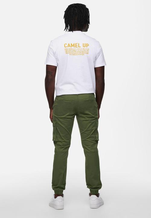 Only & Sons - Onscam stage cargo cuff pk - olive