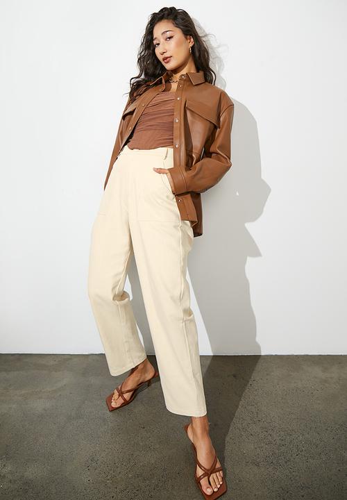 Superbalist - Patch pocket tapered trouser - ecru