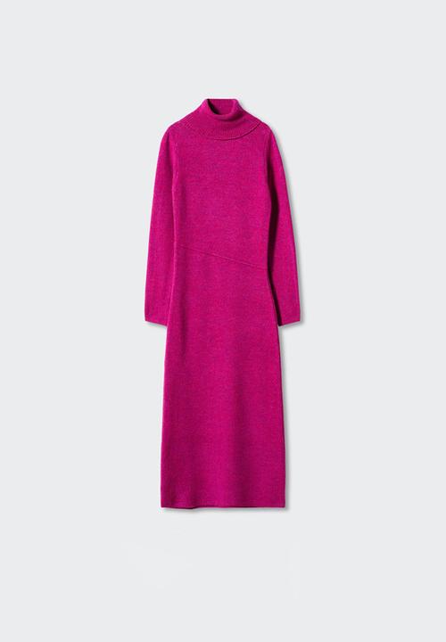 MANGO - Dress halle - bright pink
