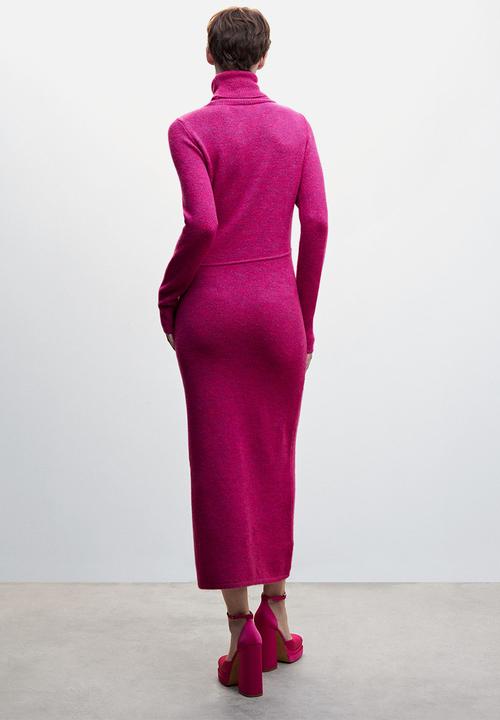 MANGO - Dress halle - bright pink