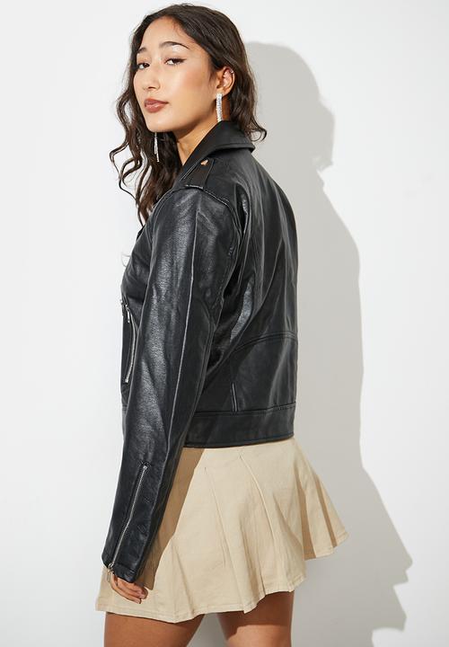 Superbalist - Biker jacket - black