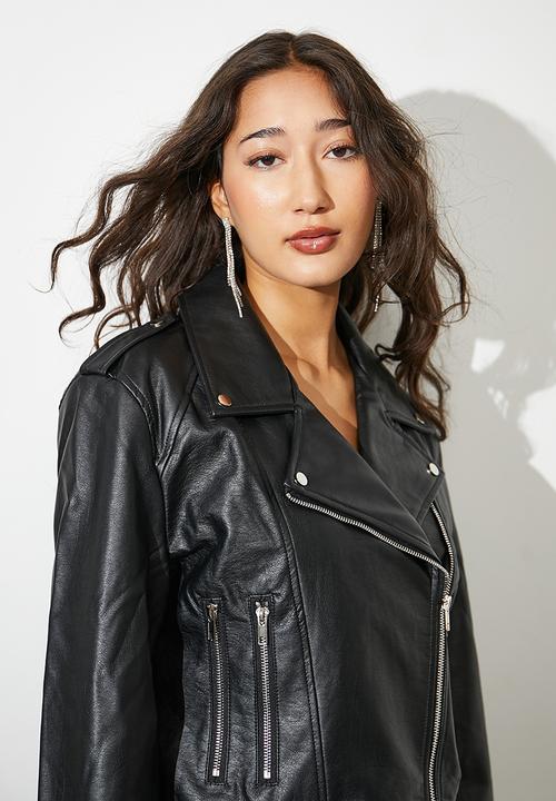 Superbalist - Biker jacket - black
