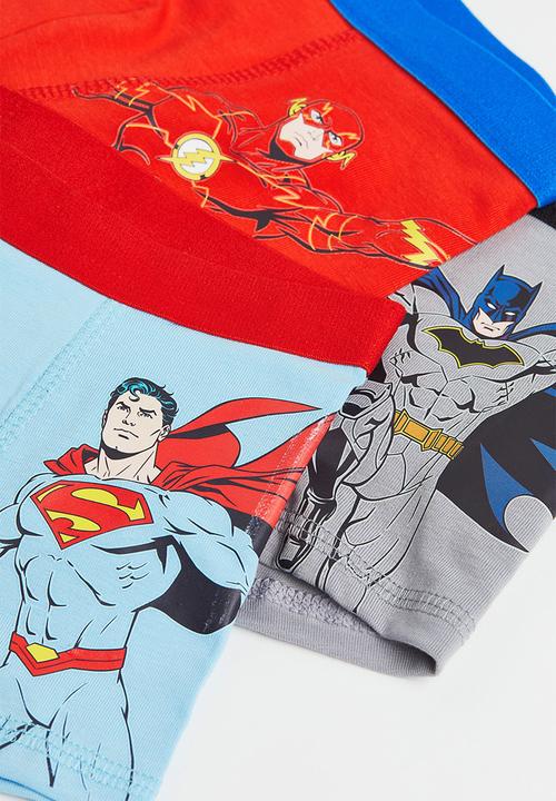 H&M - 5-Pack boxer shorts - light blue/justice league