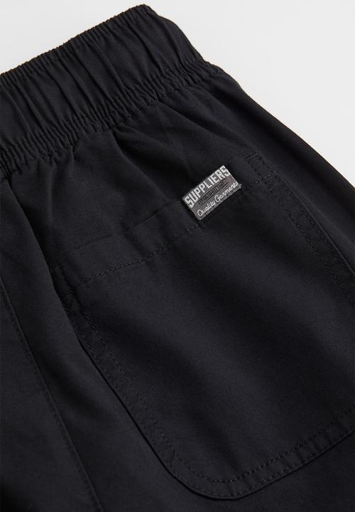 H&M - Cotton trousers - black