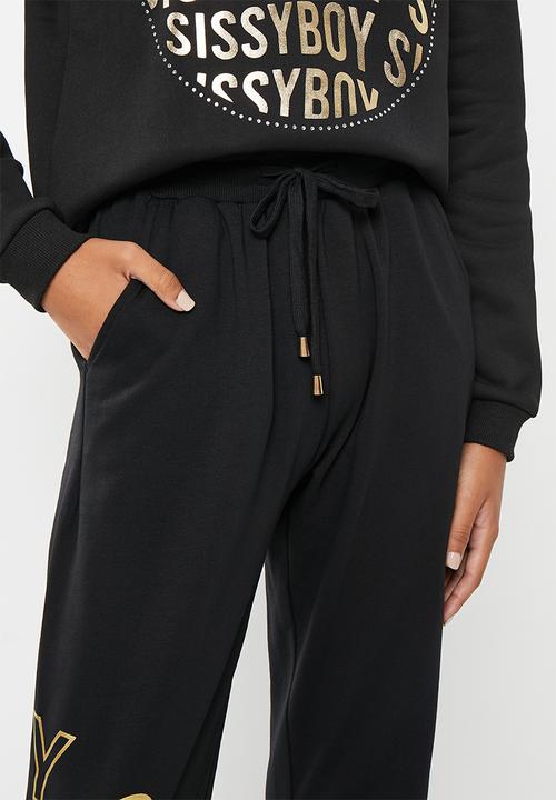 SISSY BOY - Maxed out: sweat pants with side pockets - black