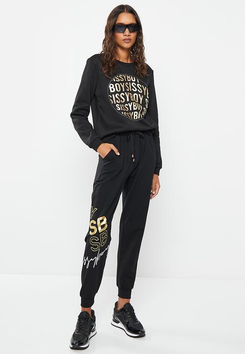 SISSY BOY - Maxed out: sweat pants with side pockets - black
