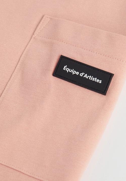 H&M - Regular fit pocket-detail T-shirt - pink