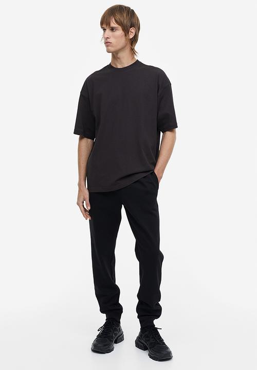 H&M - Oversized fit cotton T-shirt - black