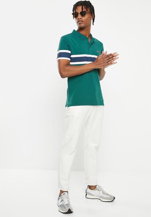 Levi’s® - Slim housemark polo - goal atlantic deep 