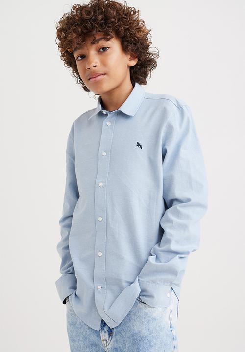 H&M - Cotton shirt - light blue