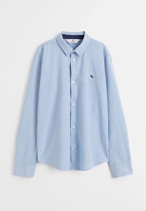 H&M - Cotton shirt - light blue