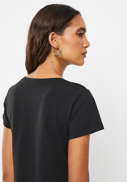 SISSY BOY - Heartland: regular fit top with short sleeves - black