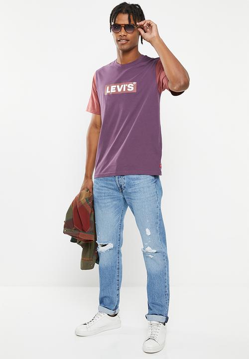 Levi’s® - Short sleeve relaxed fit tee colorblock bt - hortens