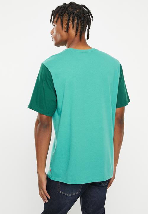 Levi’s® - Short sleeve relaxed fit tee colorblock bt - green