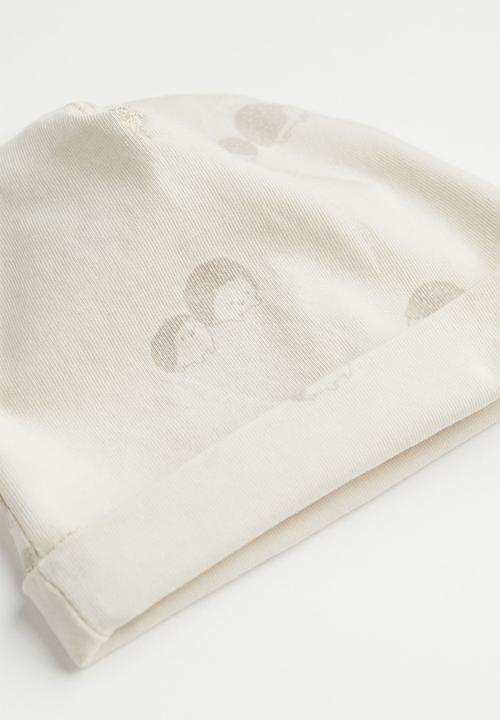 H&M - 3-Piece cotton set - cream/born 2022