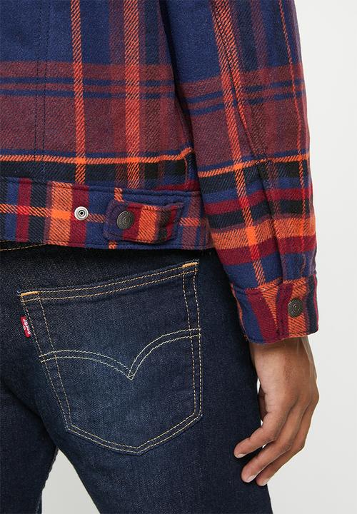Levi’s® - Vintage sherpa trucker plaid pd5337 mb - paul plaid