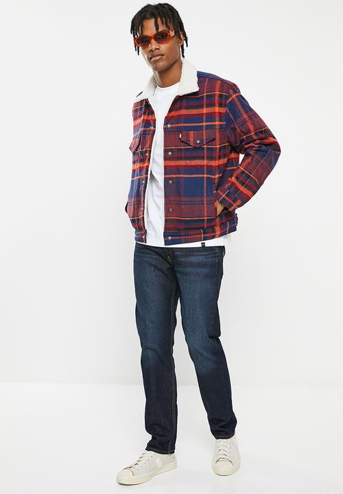 Levi’s® - Vintage sherpa trucker plaid pd5337 mb - paul plaid