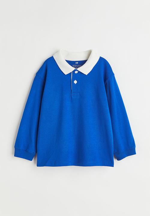 H&M - Cotton rugby shirt - cobalt blue