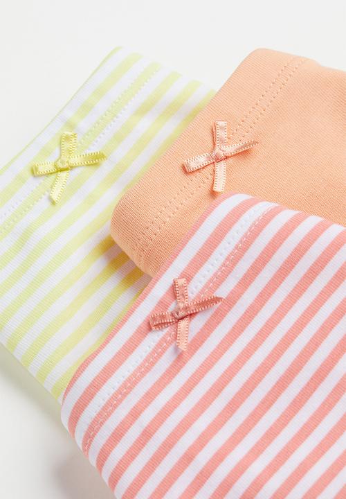 H&M - 3-pack boxer briefs - multi/orange/pink/yellow