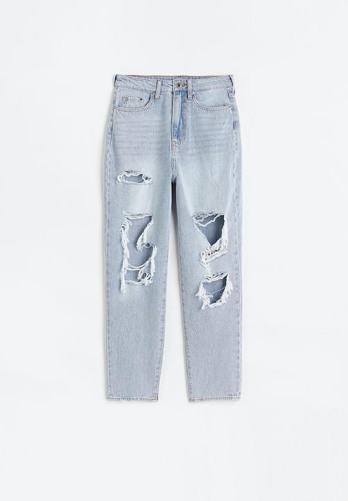 H&M - Mom comfort ultra high jeans - blue
