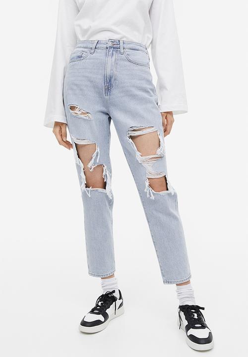 H&M - Mom comfort ultra high jeans - blue