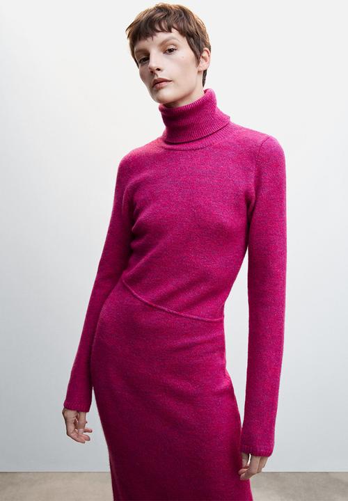 MANGO - Dress halle - bright pink