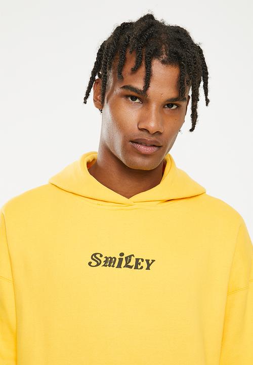 Factorie - Baggy smiley hoodie - lcn smi yellow/have a nice day