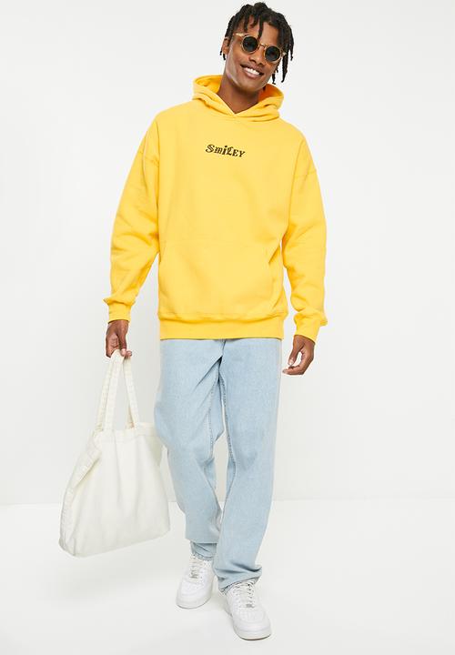 Factorie - Baggy smiley hoodie - lcn smi yellow/have a nice day