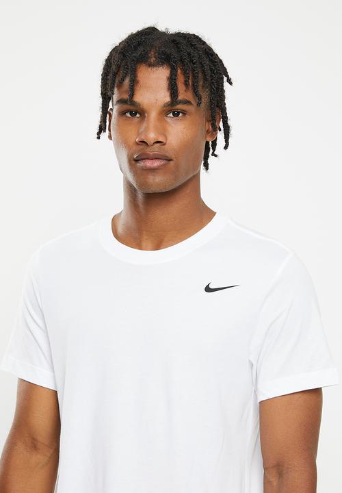 Nike - M nk df tee dfc crew solid - white & black