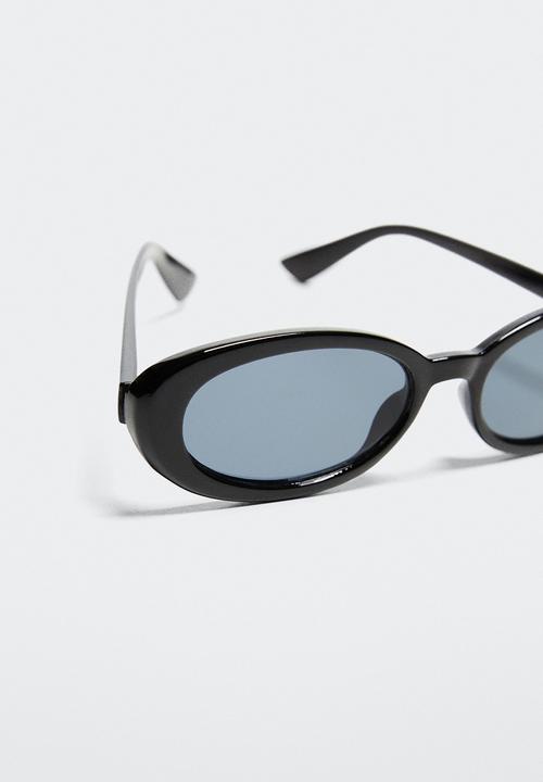 MANGO - Sunglasses oval - black
