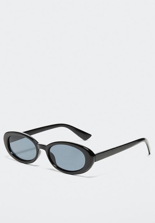 MANGO - Sunglasses oval - black