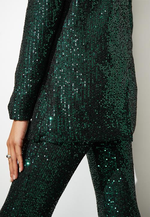 Superbalist - Sequin blazer - emerald