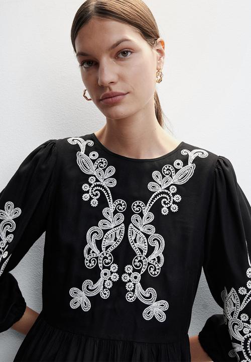 MANGO - Dress november - black