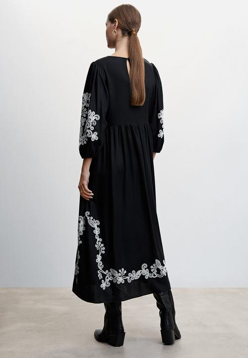MANGO - Dress november - black
