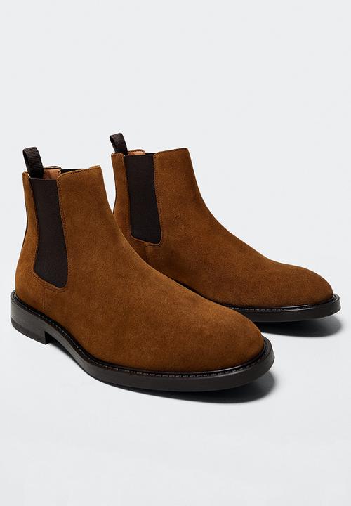 MANGO - Ankle boots madeira - mid tan