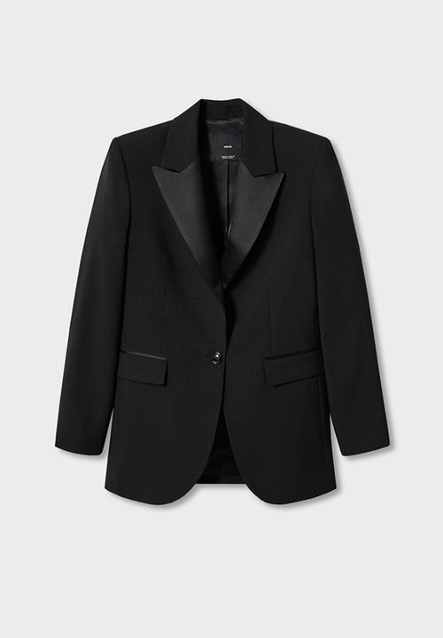 MANGO - Blazer smoking - black